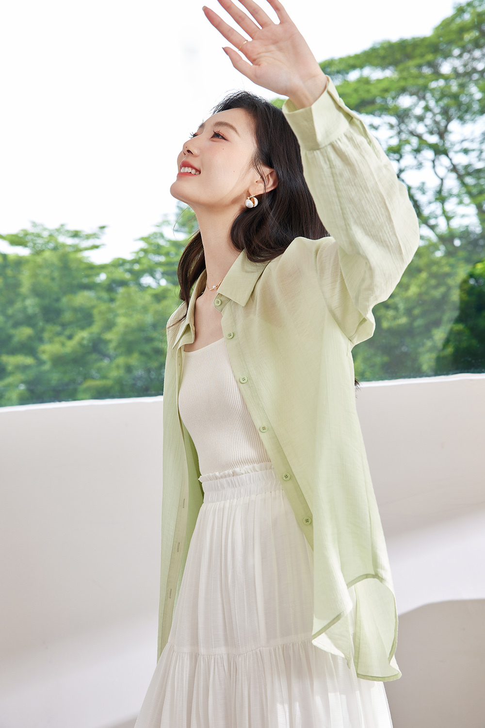 Lyocell Lightweight Sun Protection Shirt