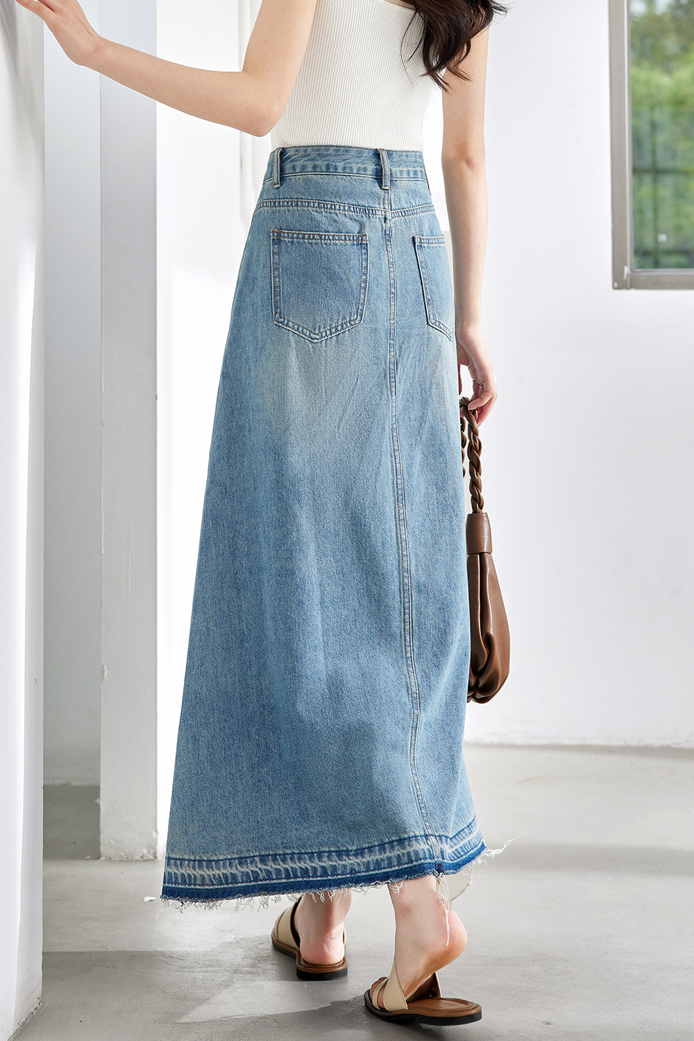 Slimming Crotch-Covering A-Line Skirt