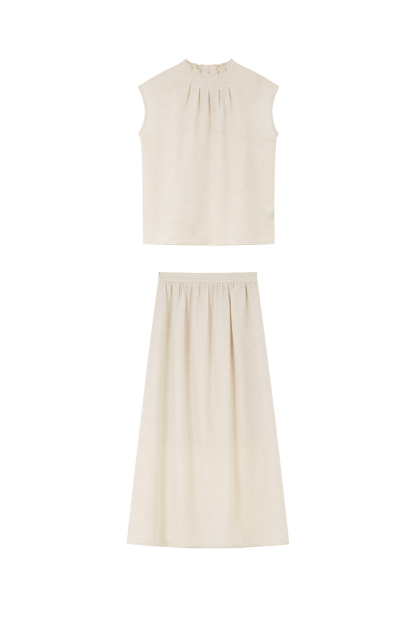 French Romantic Skirt Suit