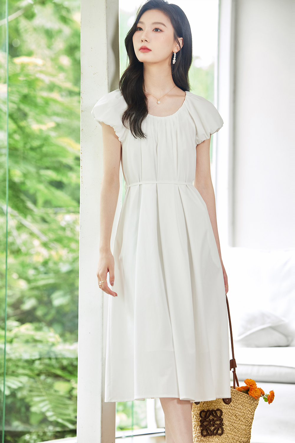 Tea Break French Style Waisted Dress