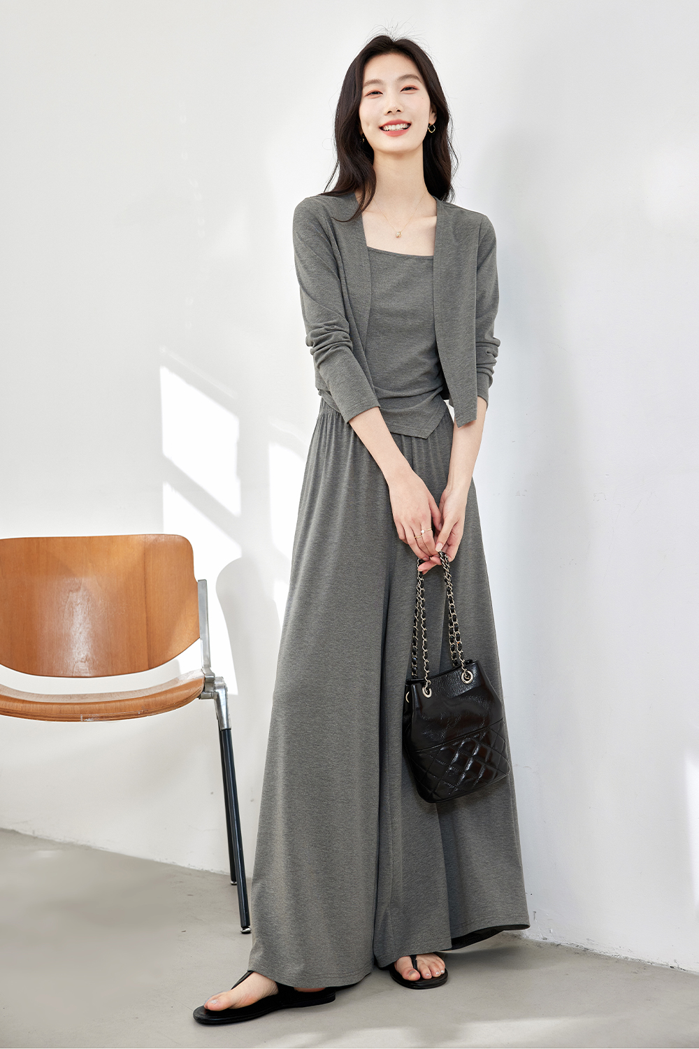 Fashionable Lazy Temperament Three-piece Set