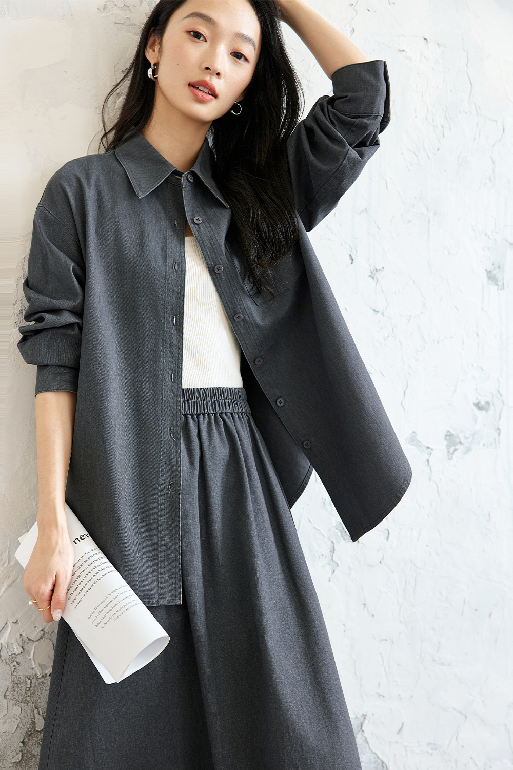 Leisure High-End Pure Cotton Suit