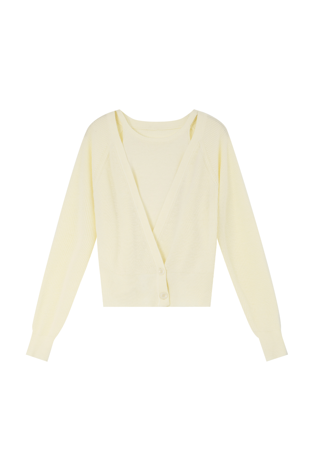 Gentle Temperament Knitted Two-Piece Set
