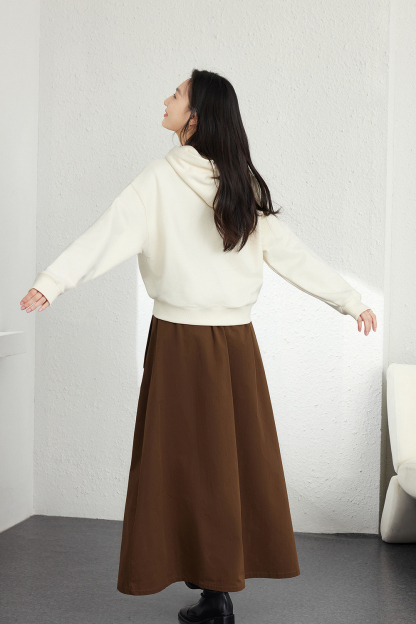 Fleece-Lined Hooded Sweatshirt