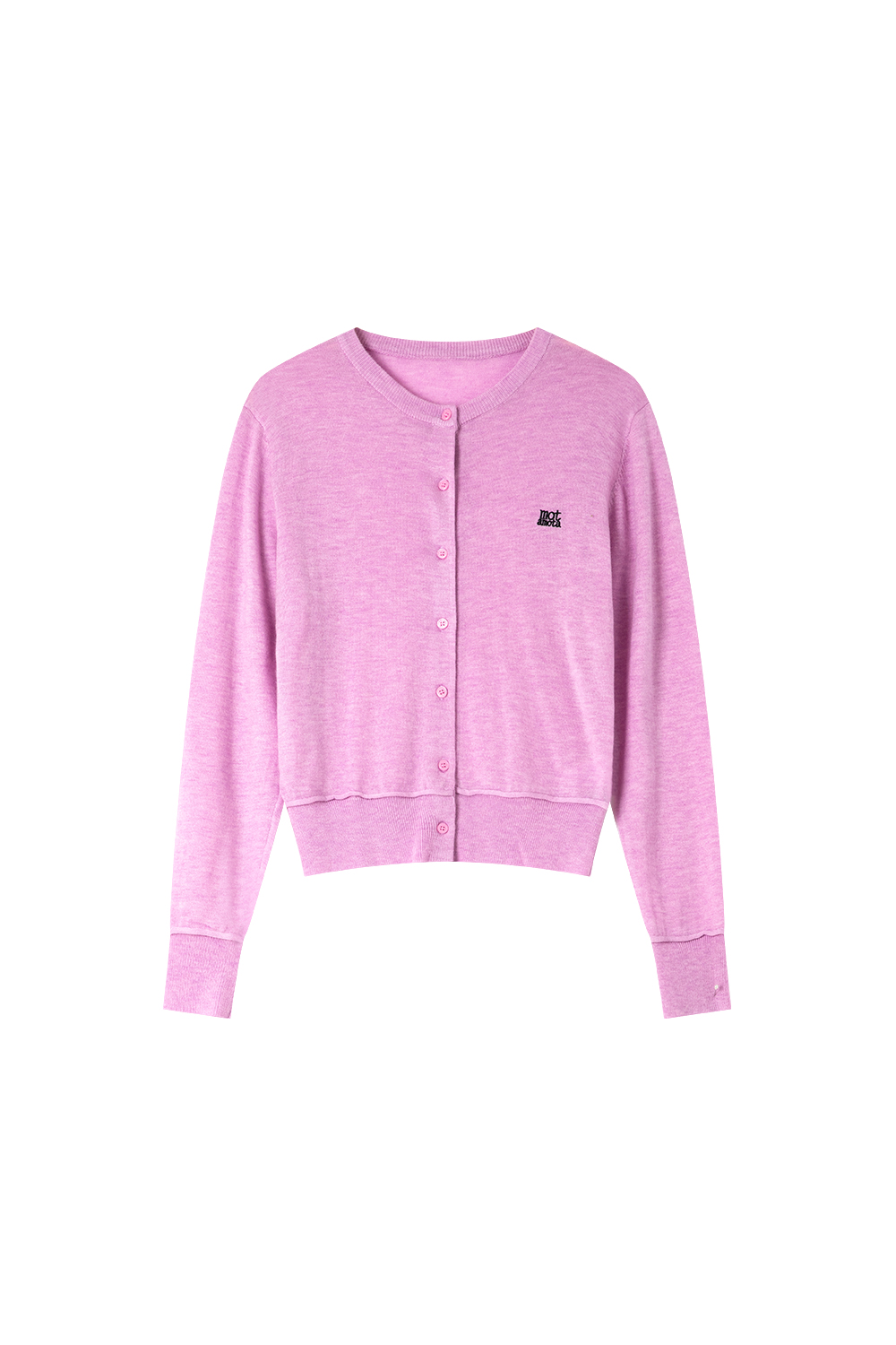 Soft And Waxy Embroidered Knitted Cardigan