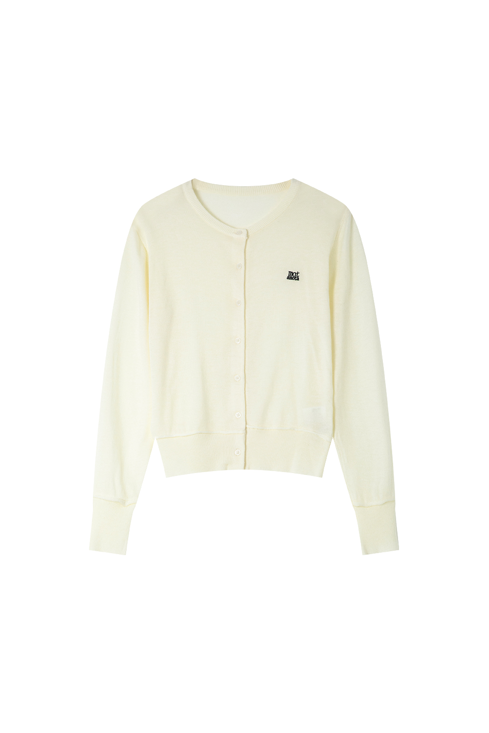 Soft And Waxy Embroidered Knitted Cardigan