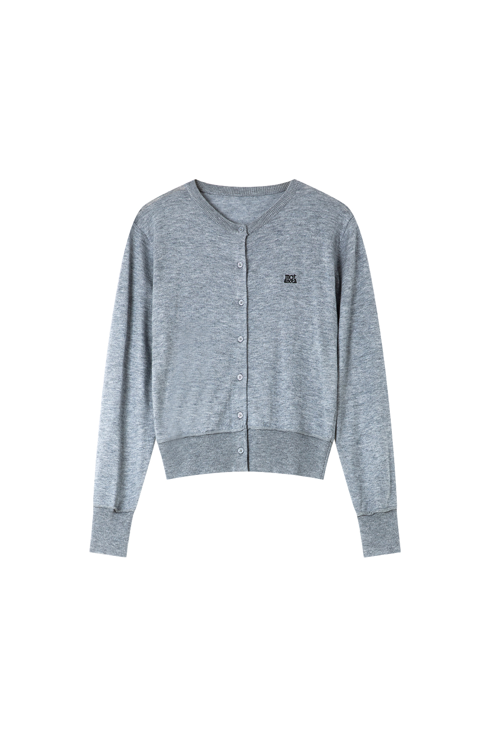 Soft And Waxy Embroidered Knitted Cardigan