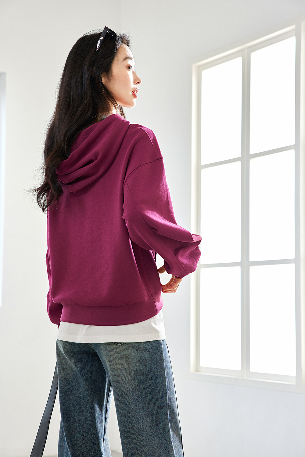 Lazy American Style Casual Hoodie Sweatshirt-VIMLYSTORE