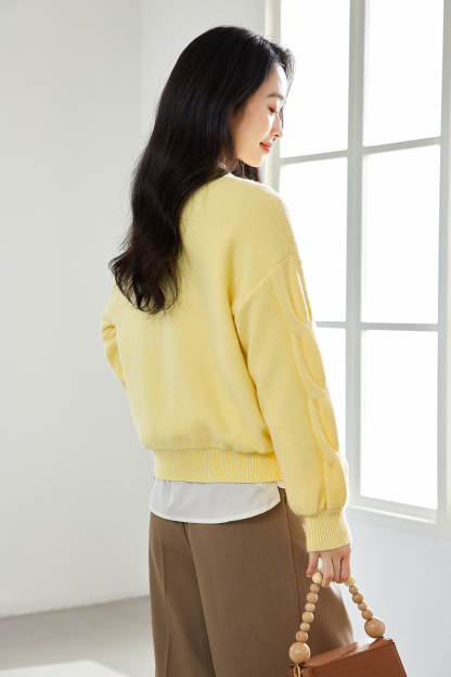 3D Line Design Sweater