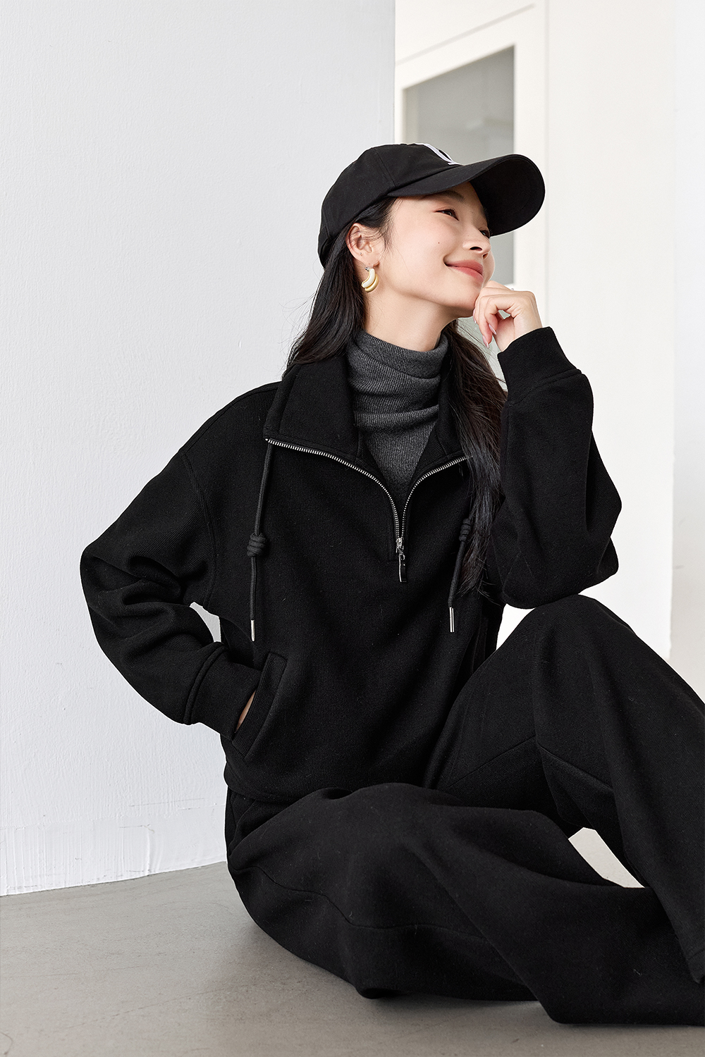 Velvet And Thickening Casual Suit-VIMLYSTORE