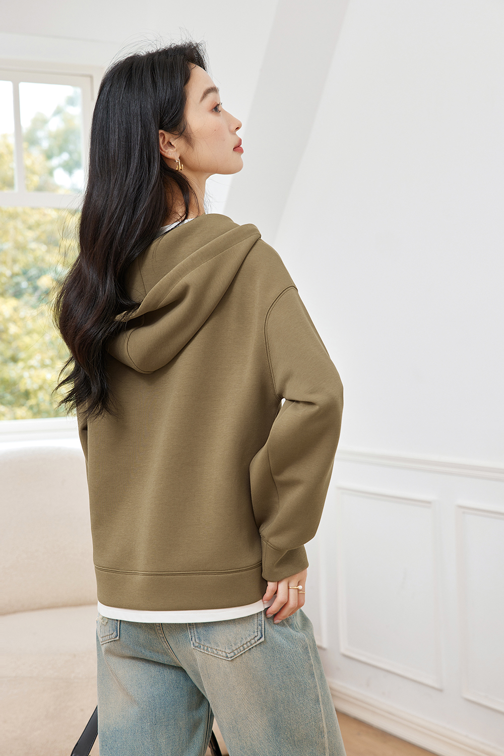 Maillard Fake Two Piece Sweatshirt