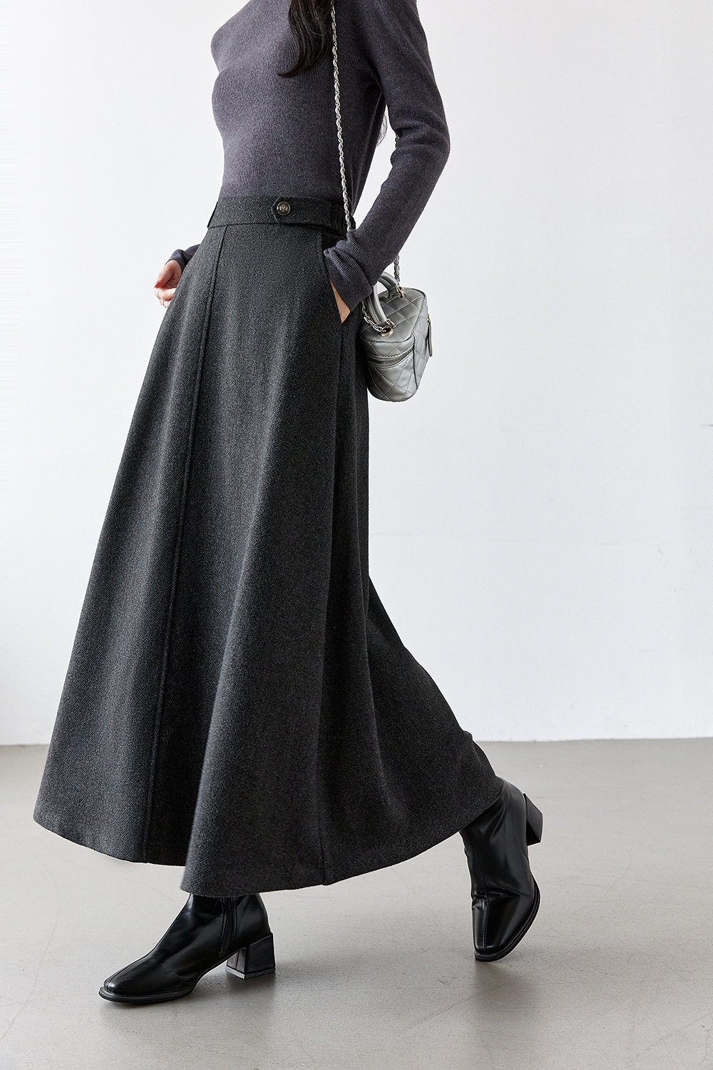 Slimming A-Line Skirt-VIMLYSTORE