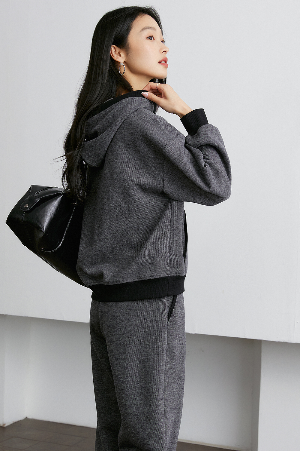 Loose Sanding Knitted Suit-VIMLYSTORE