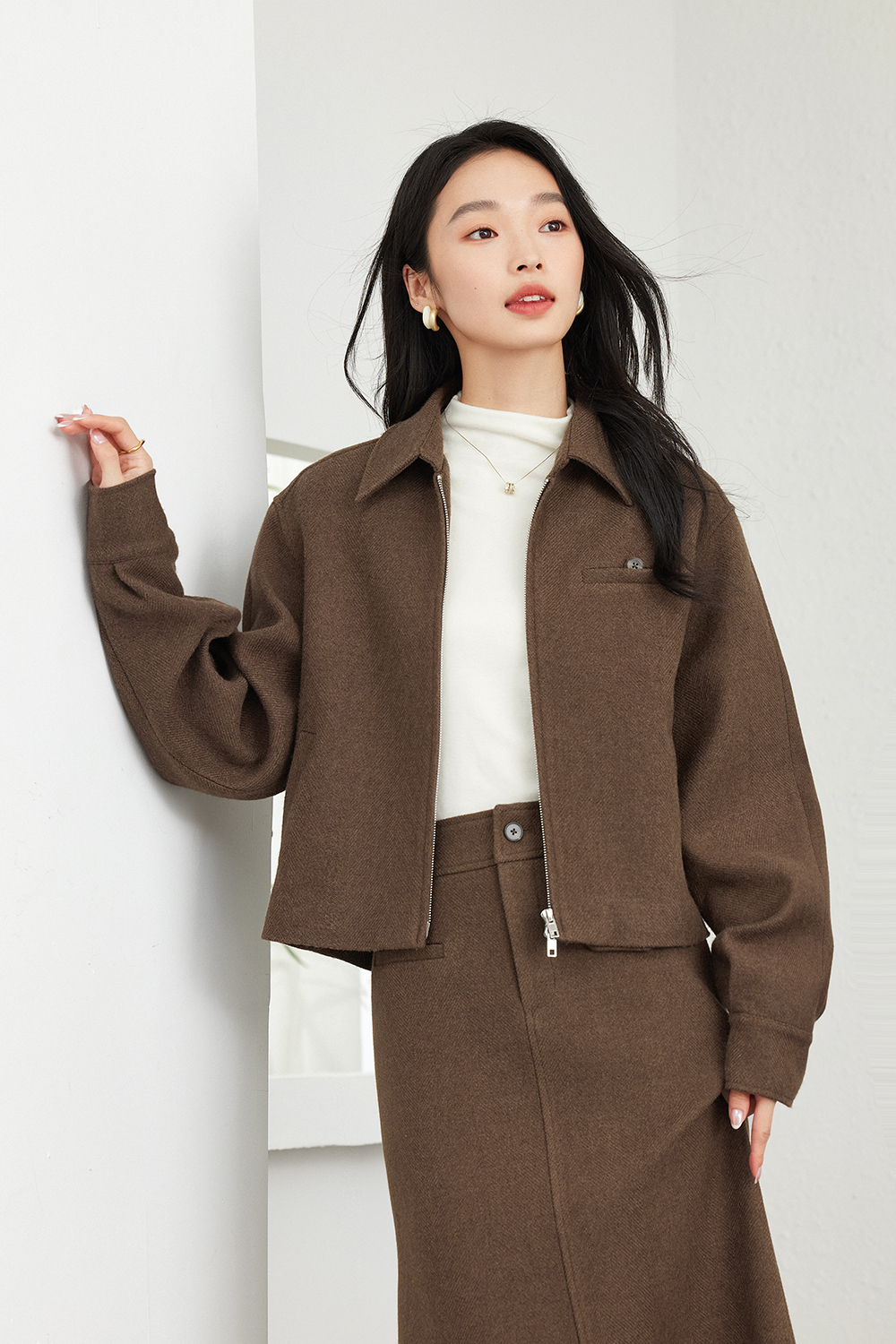Thickened Quilted Cotton Fashionable Suit