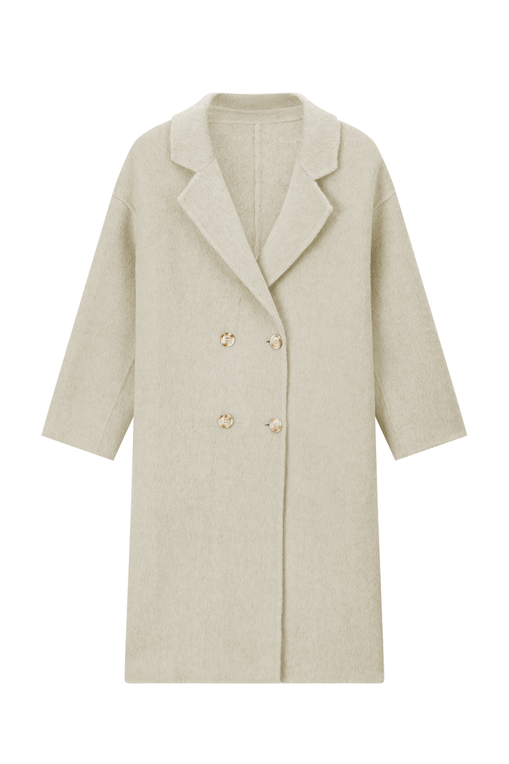 Minimalist Loose Woolen Coat