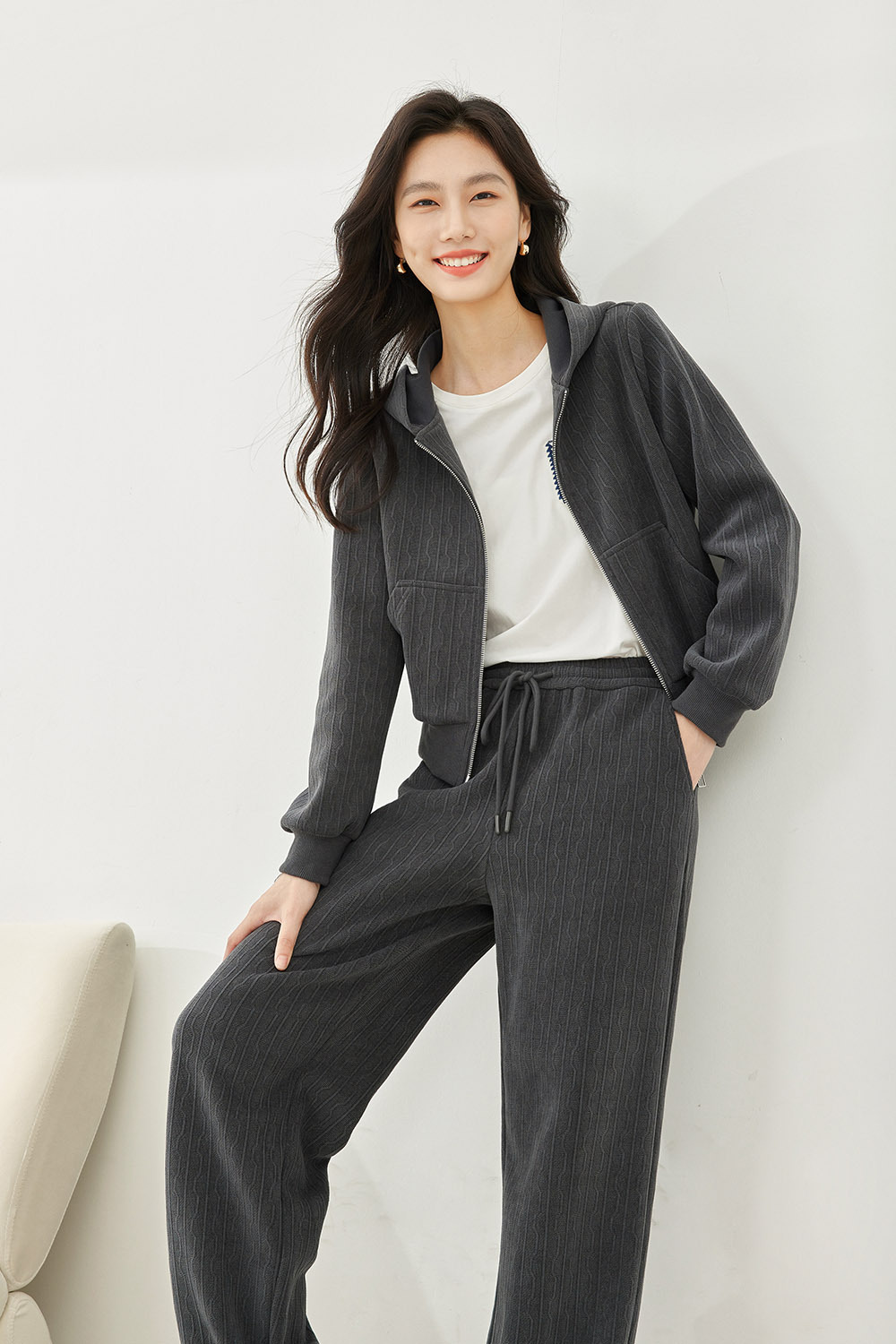 Thick Casual Two-Piece Set
