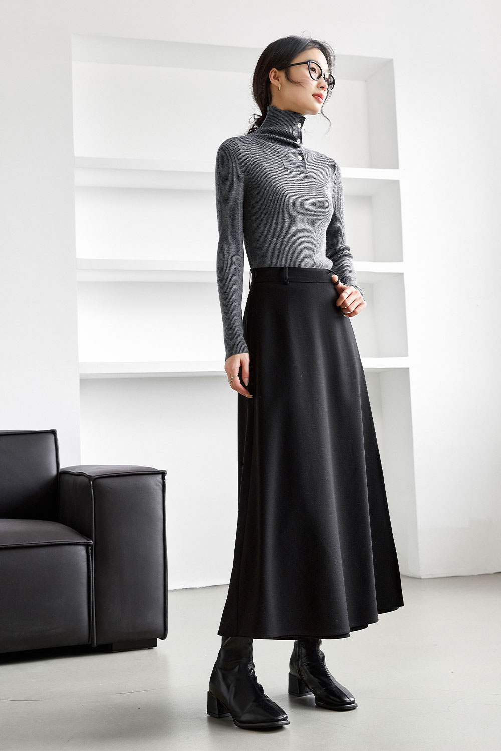 Irregular loose culottes-VIMLYSTORE