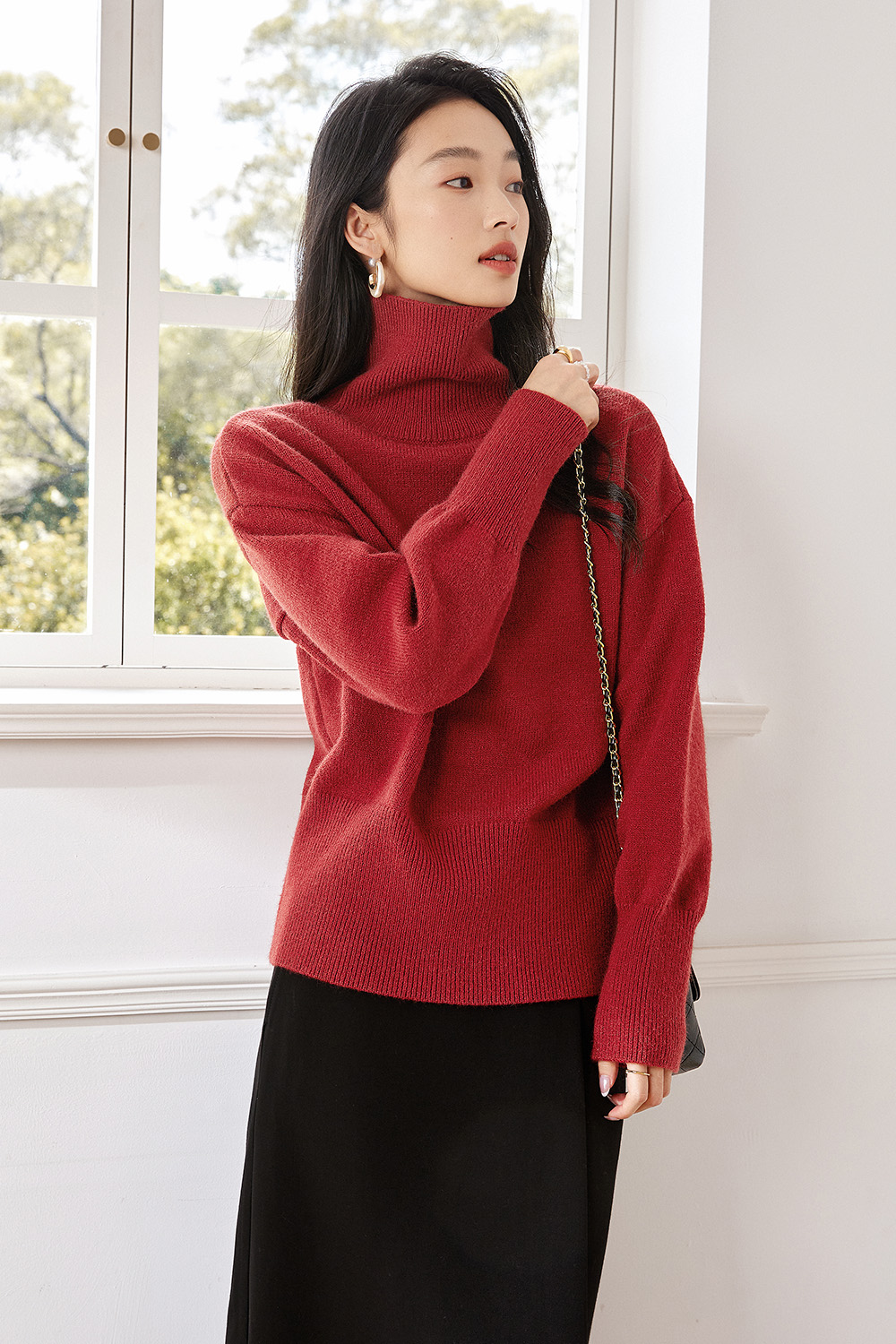 Lazystyle Warm Knitted Sweater-VIMLYSTORE