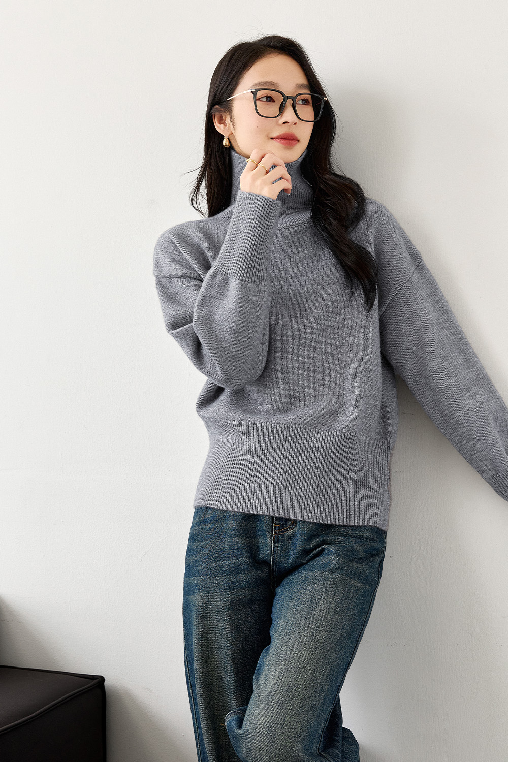 Lazystyle Warm Knitted Sweater-VIMLYSTORE