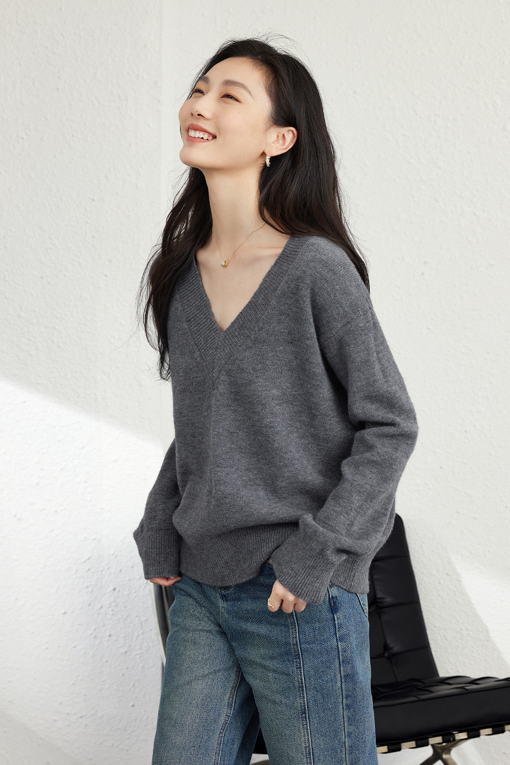 Lazy Style Soft Knit Sweater-VIMLYSTORE
