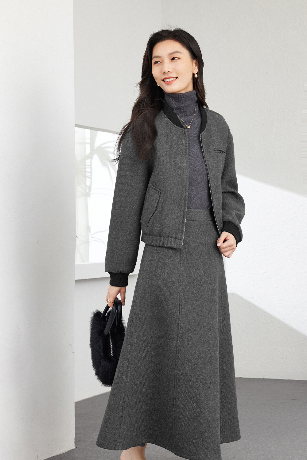 Modern Sports Gray Suit-VIMLYSTORE