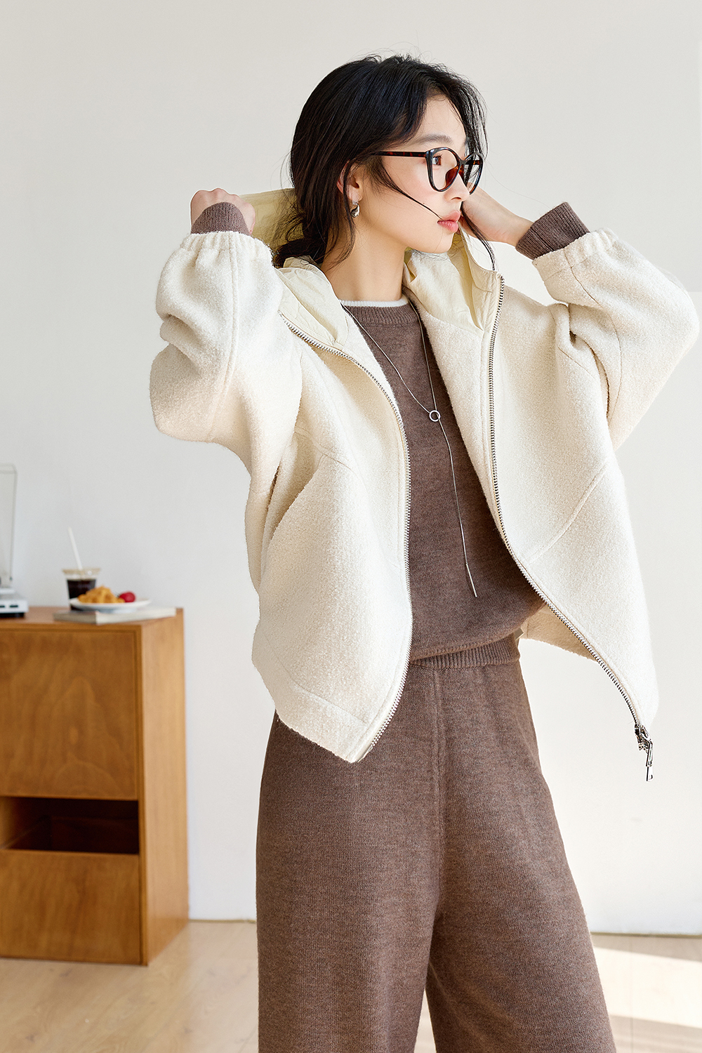 Quilted Thickened Short Jacket-VIMLYSTORE