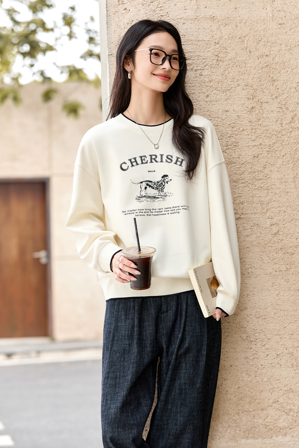 Cotton-spun Dog Printed Sports Shirt