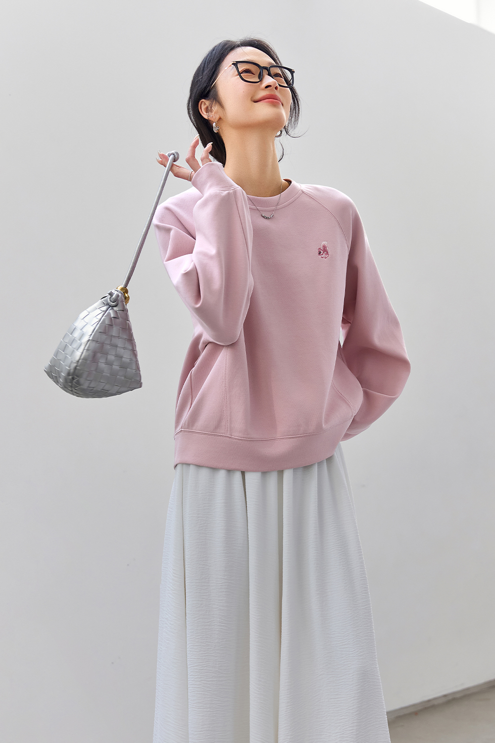 Breathable Texture Sweatshirt-VIMLYSTORE