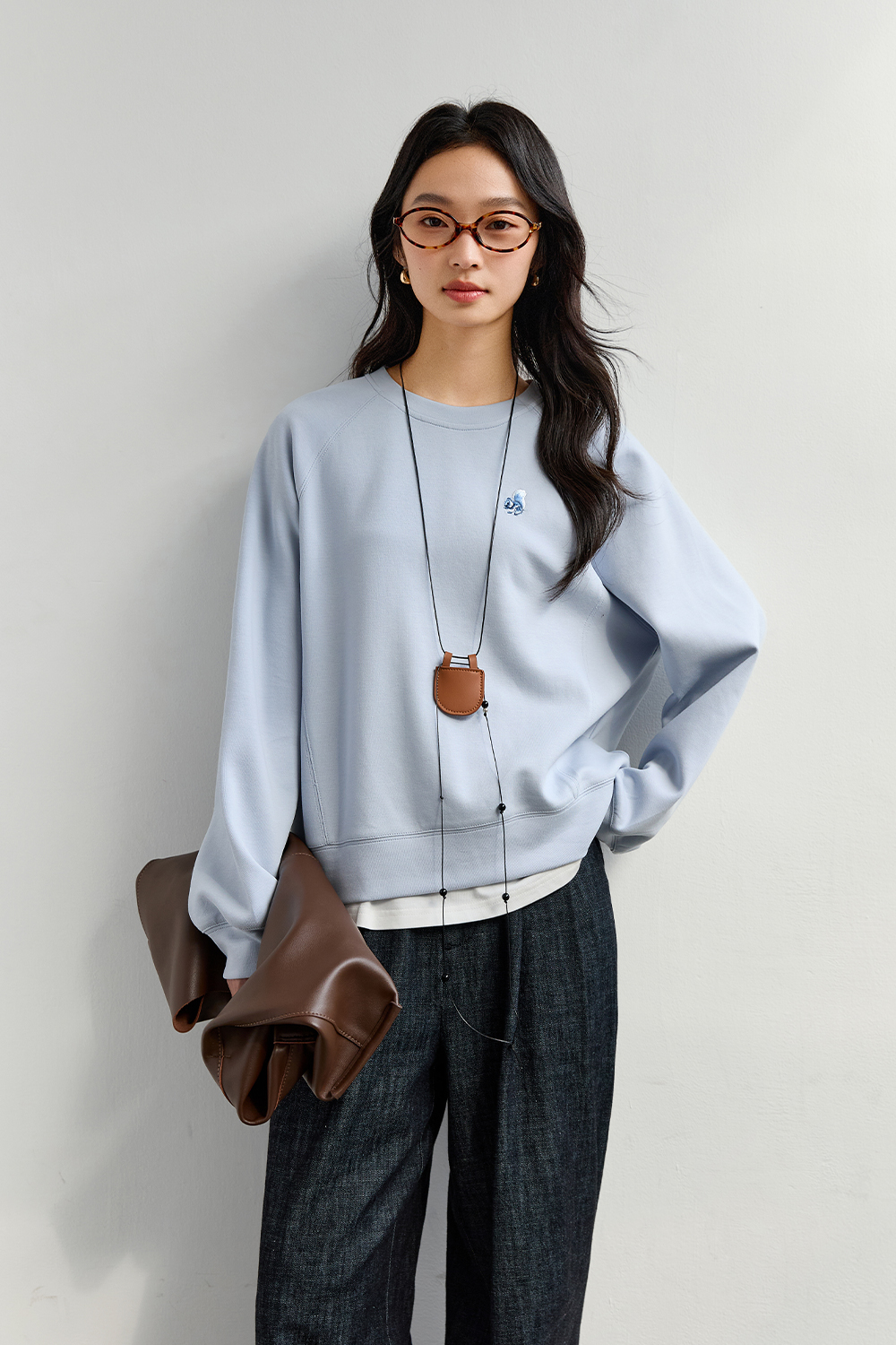 Breathable Texture Sweatshirt-VIMLYSTORE