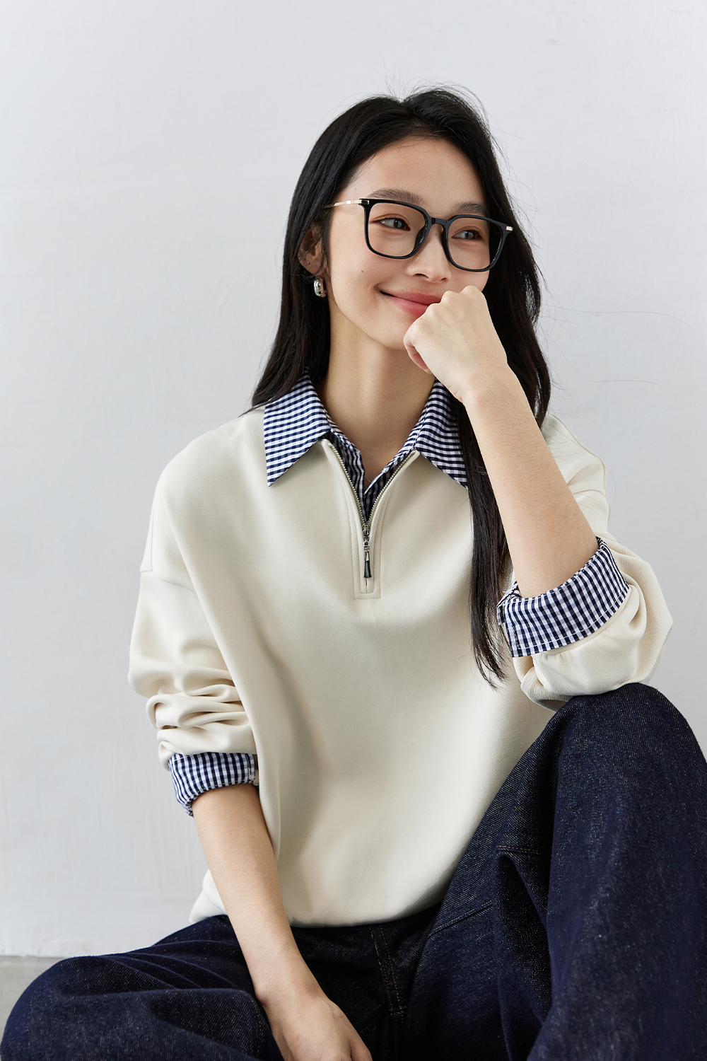 Cotton Two-Piece Sweatshirt-VIMLYSTORE