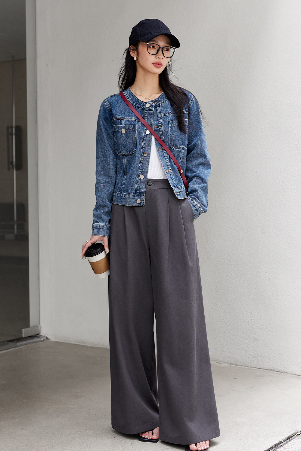 Classic High Cotton Denim Jacket