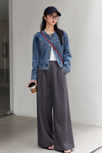 Classic High Cotton Denim Jacket