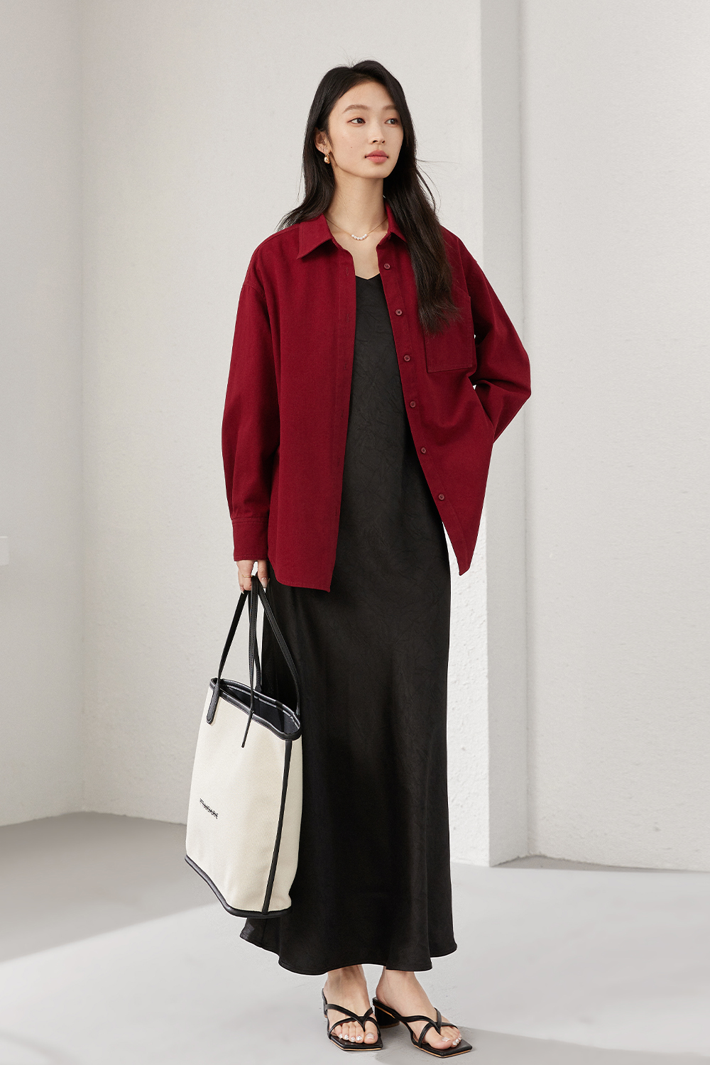 Elegant Silky Sling Dress