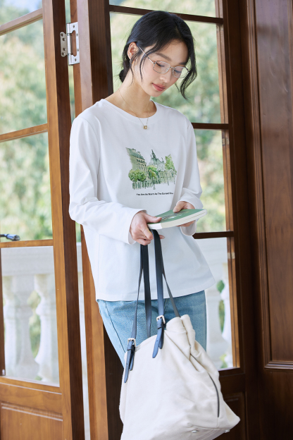 Cityscape Print T-Shirt