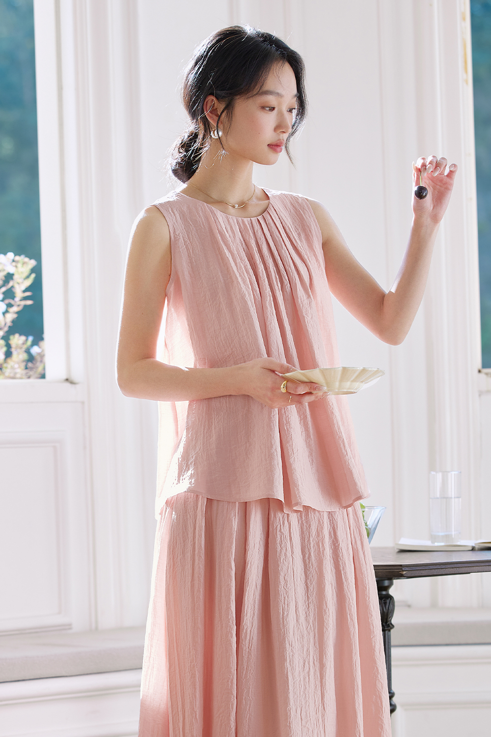 Simple Drape Casual Suit-VIMLYSTORE