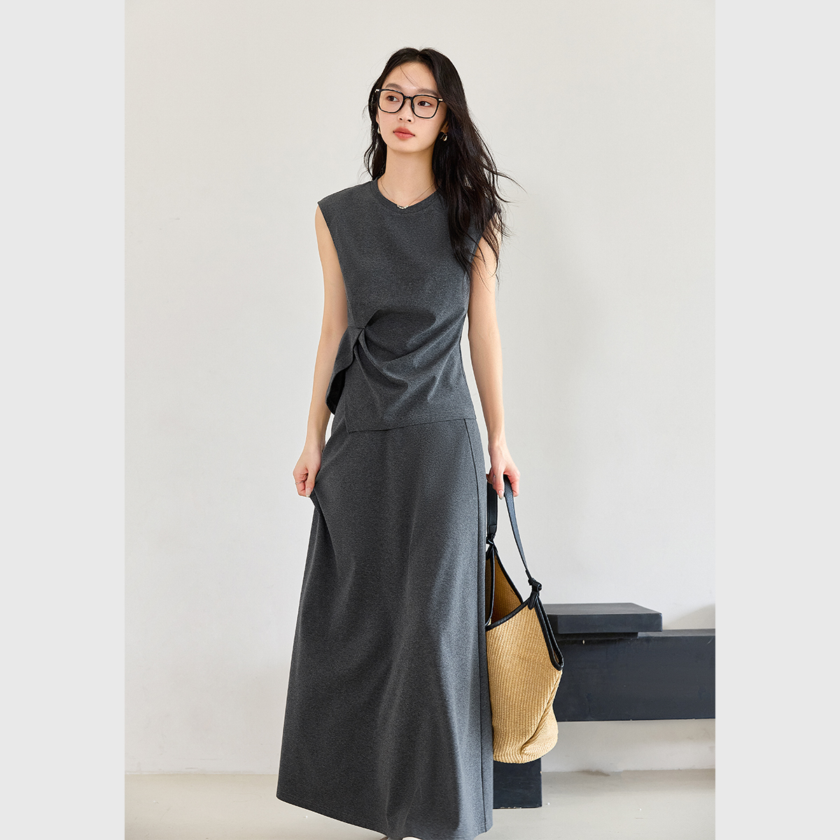 Slit Loose Casual Suit