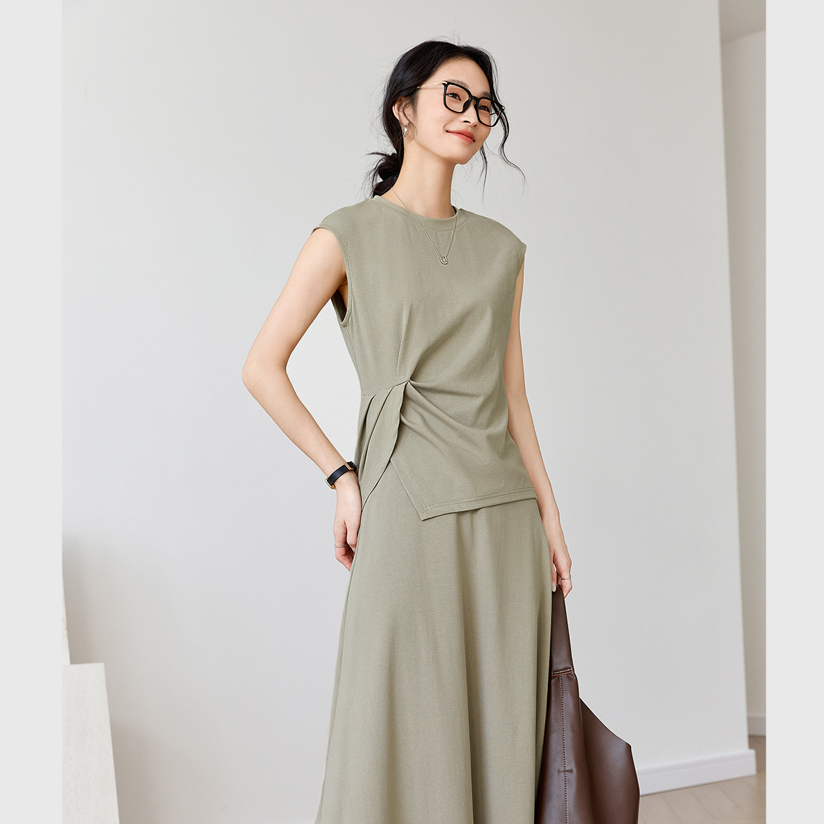 Slit Loose Casual Suit
