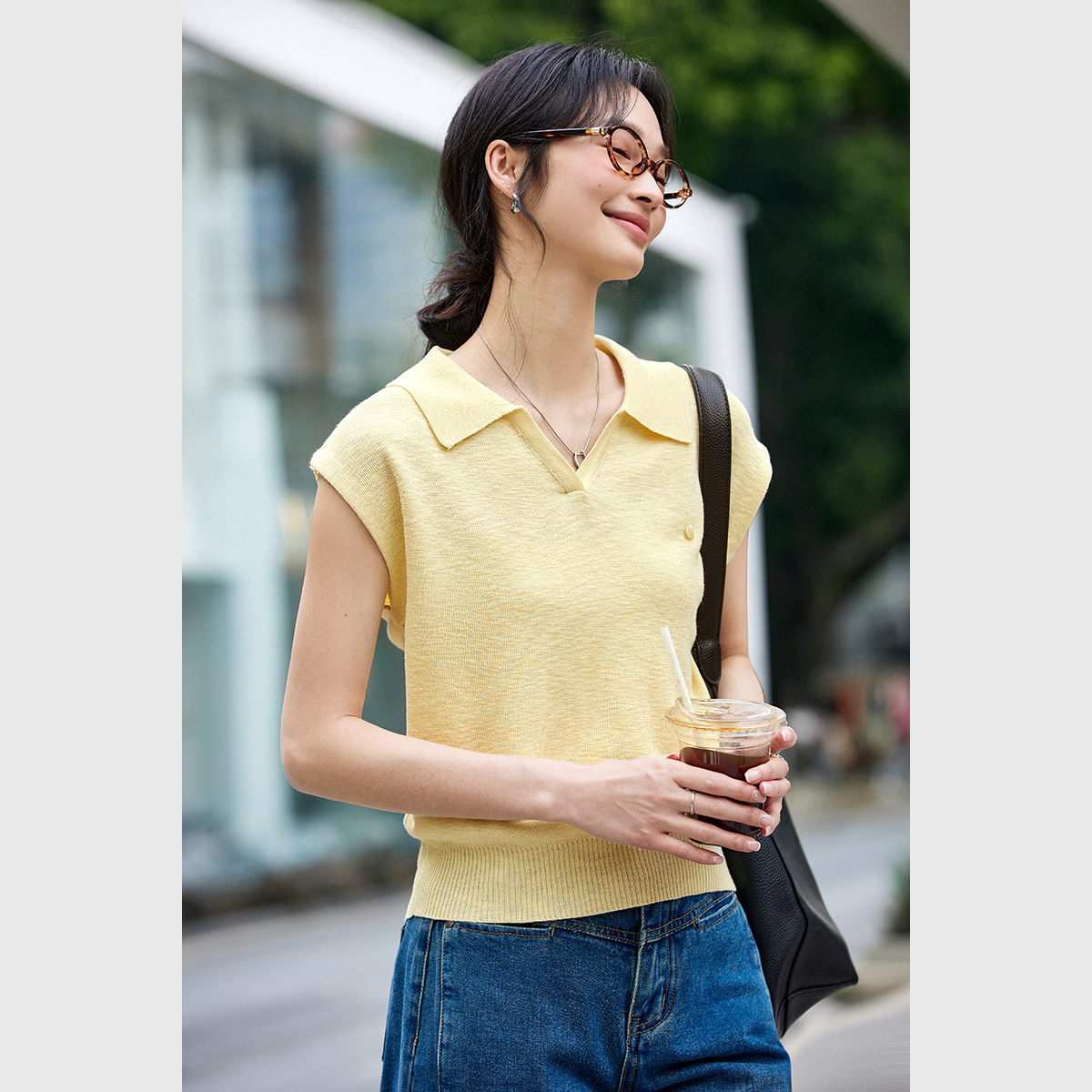 Casual Sleeveless Sweater