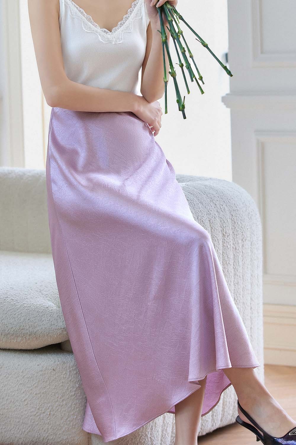 Ruched Shift Skirt