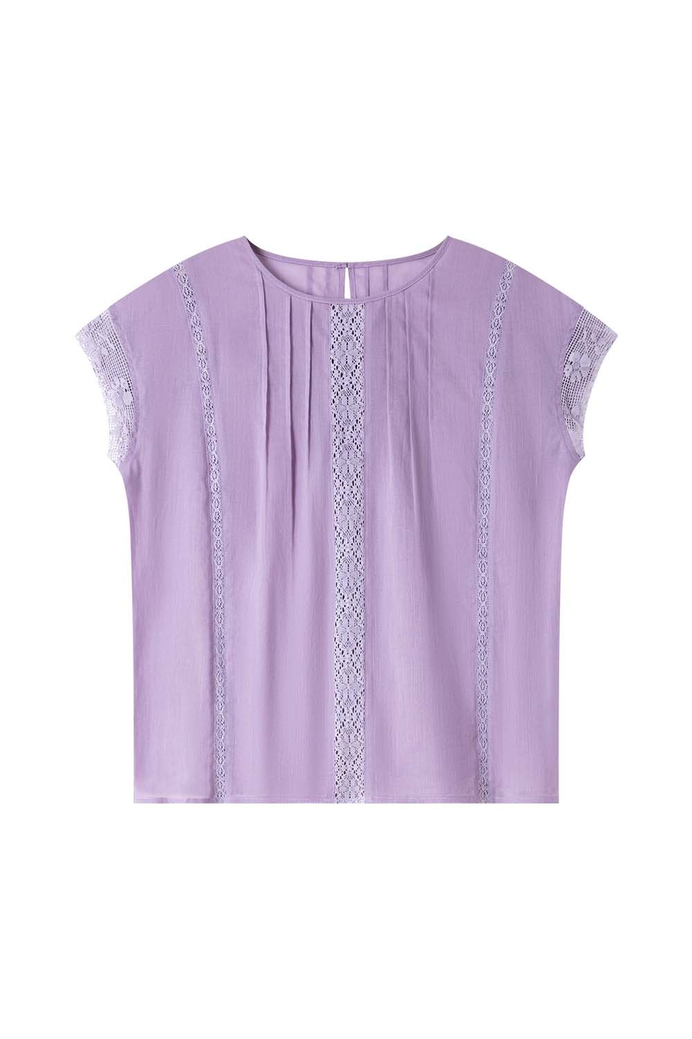 Cotton And Linen Blend Loose Shirt