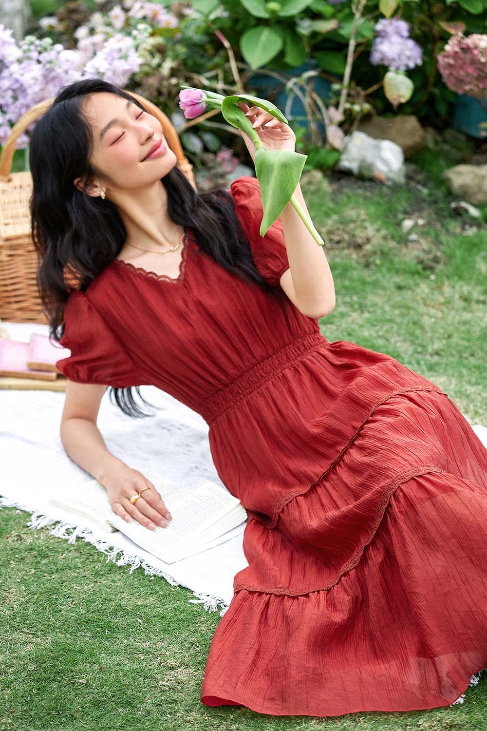 Lyosel V-Neck Dress