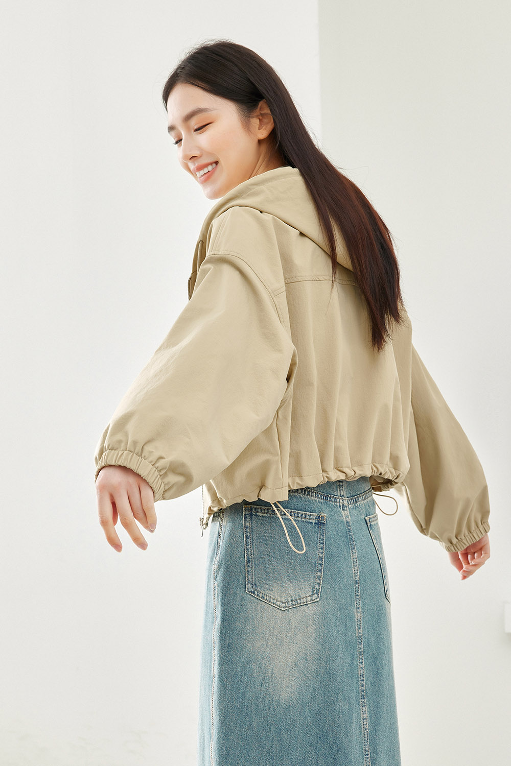 Short Workwear-Style Jacket