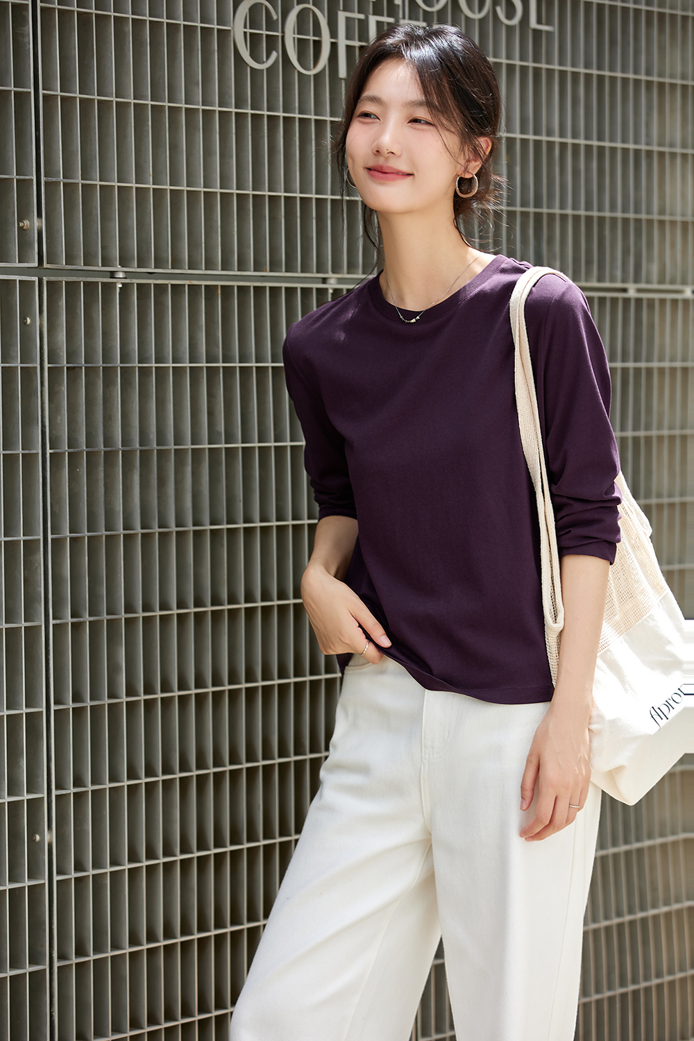 Essential Crewneck Layering Tee-VIMLYSTORE