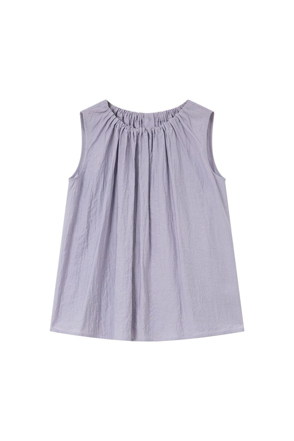 French-Casual Round Neck Sleeveless Top with Flowy Skirt Set-VIMLYSTORE