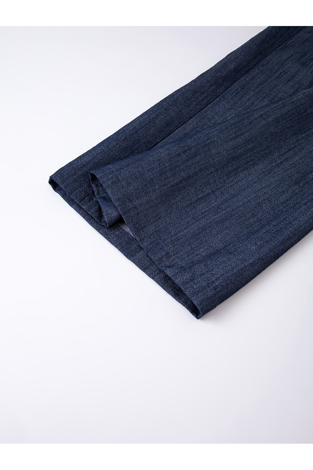 Navy Fluid-Knit Top & Wide-Leg Pants Coordinated Set-VIMLYSTORE