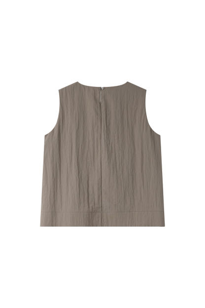 Slimming Sleeveless Top with Flared Pants Set