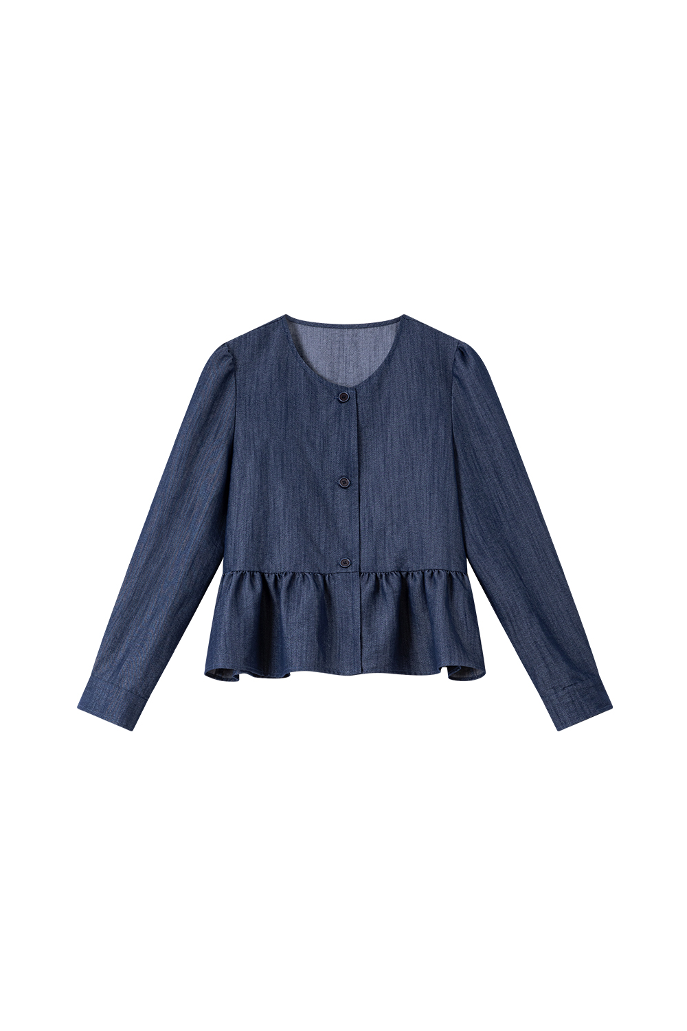 Navy Fluid-Knit Top & Wide-Leg Pants Coordinated Set-VIMLYSTORE