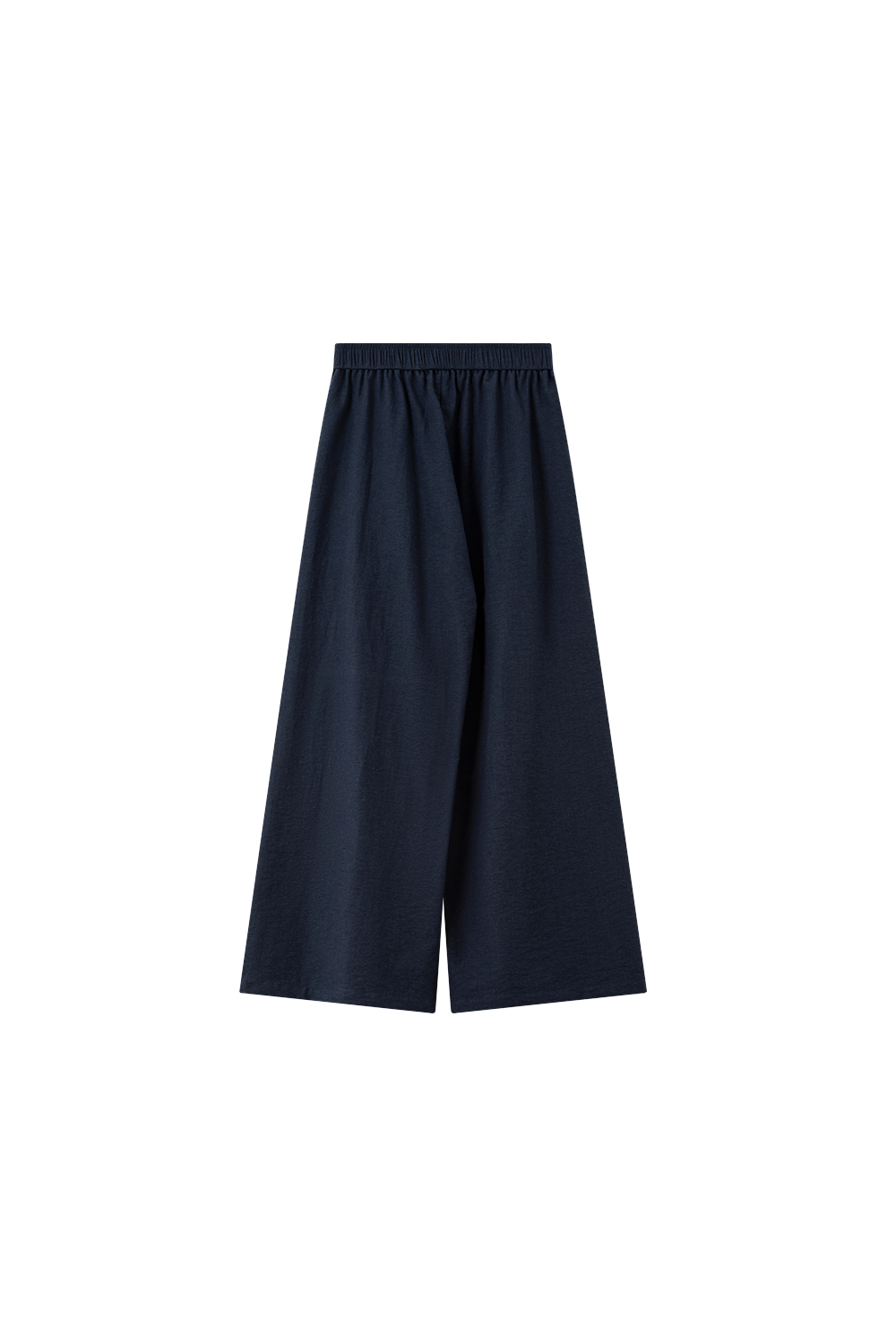 Linen Notch-Neck Top & Wide-Leg Pants Set-VIMLYSTORE