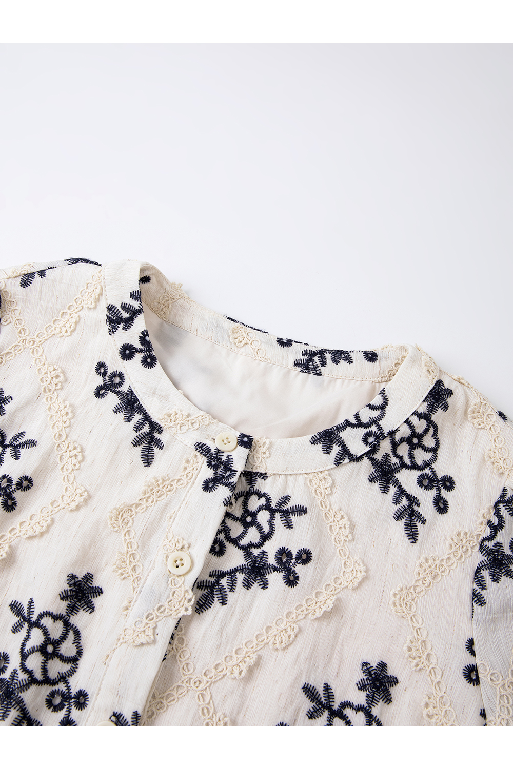 Linen Notch-Neck Top & Wide-Leg Pants Set-VIMLYSTORE