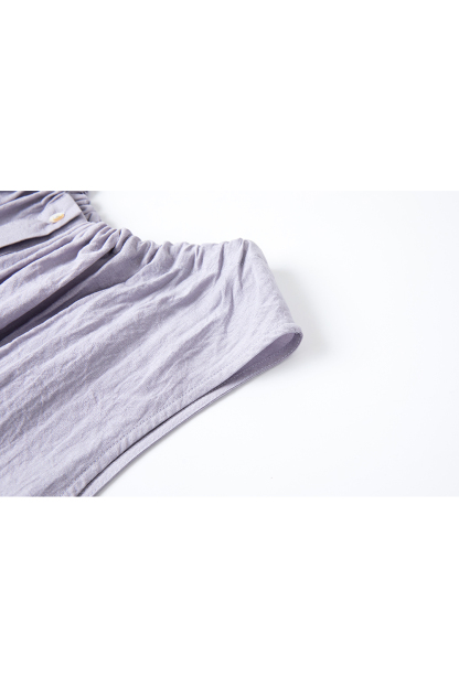 French-Casual Round Neck Sleeveless Top with Flowy Skirt Set-VIMLYSTORE